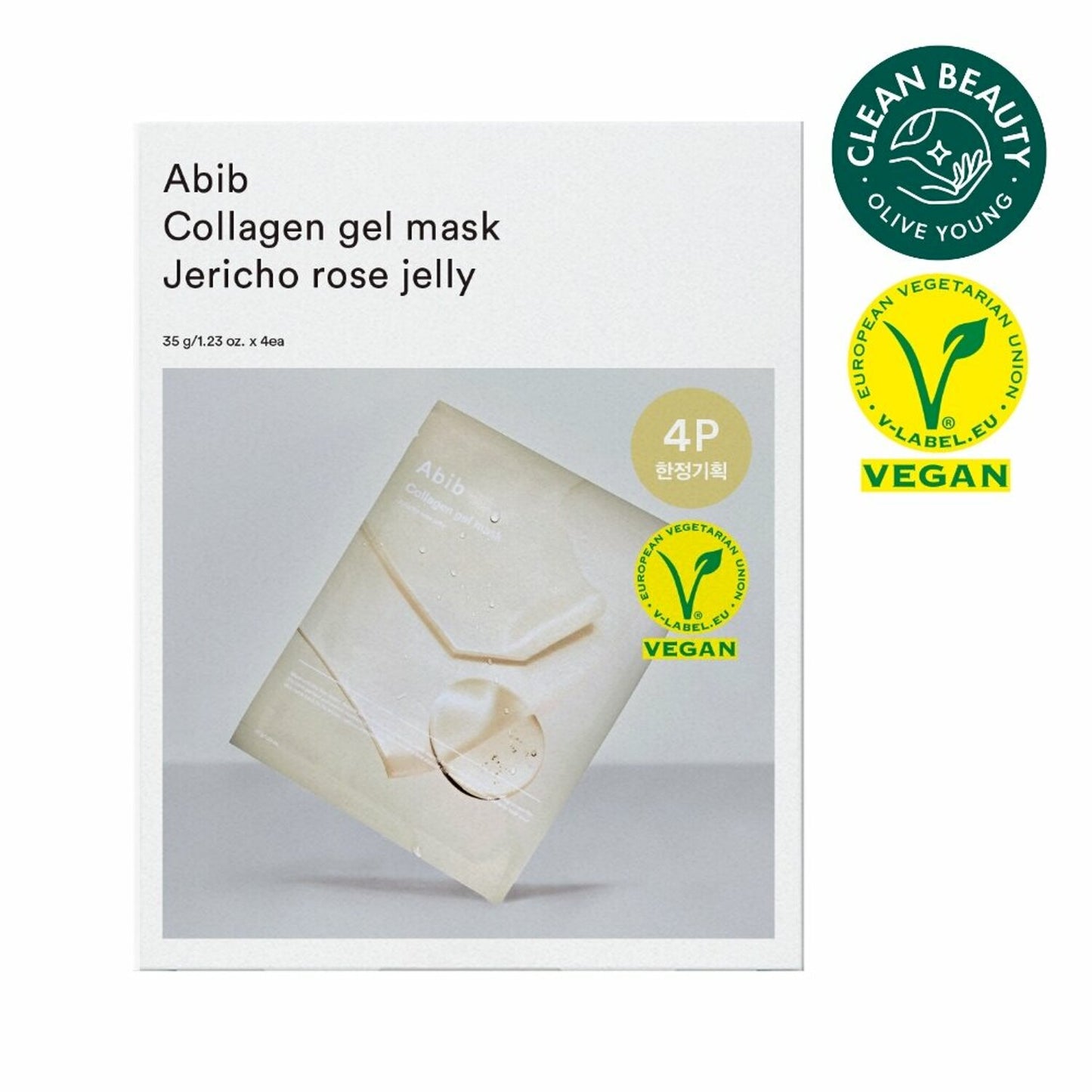 Abib Collagen Gel Mask Sheet Jericho Rose Jelly (4 pcs)