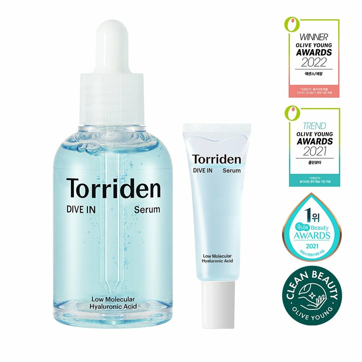 Torriden Dive In Serum 70ml Large Size Special Set (+Serum 10ml)